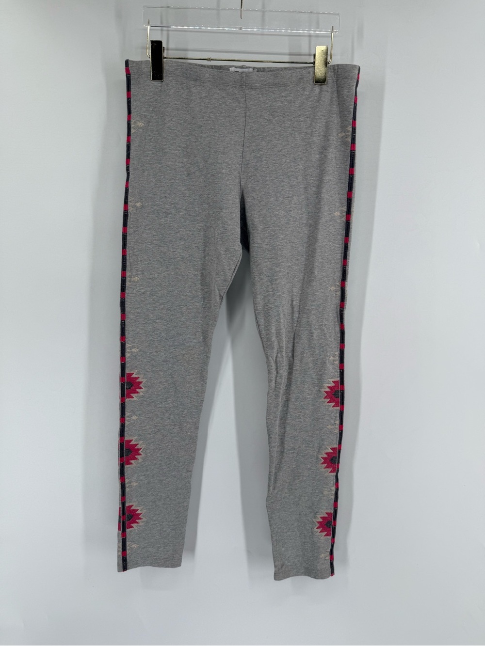 JWLA Johnny Was Paige cotton leggings yoga casual voltage heathet gray NWT - Picture 4 of 7